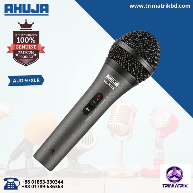 Ahuja AUD-97XLR Unidirectional Dynamic Microphone
