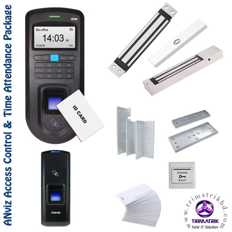 Anviz Fingerprint Access Control & Time Attendance Package