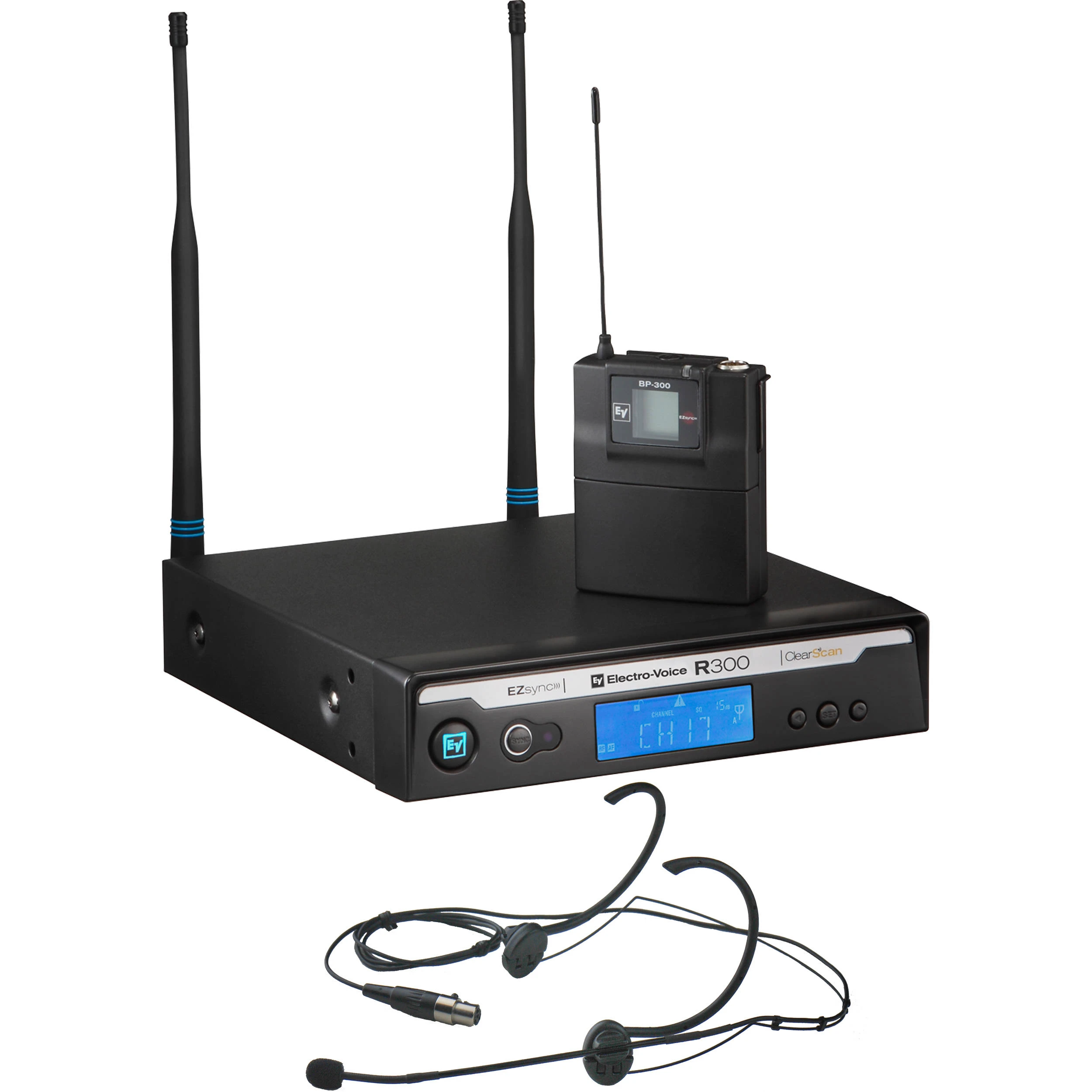 Bosch R300-E-A HeadWorn HM3 Omni-Directional Microphone Wireless System (Electro Voice R300-EA)