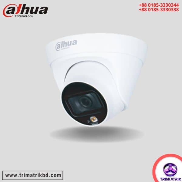 Dahua DH-IPC-HFW1439S1-A-LED-S4 4MP Lite Full-color Fixed-focal Bullet Network Camera with Audio