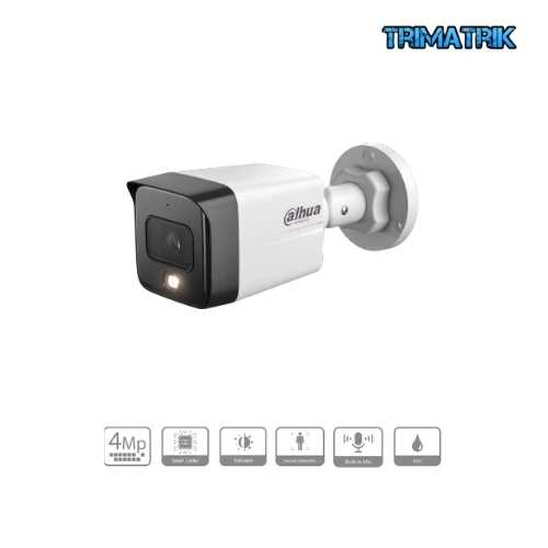 Dahua DH-IPC-HFW1439TC1-A-LED 4MP Full Color Bullet IP Camera for Day & Night Surveillance