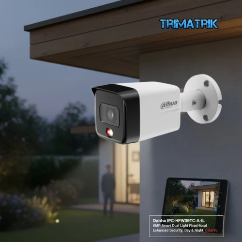 Dahua IPC-HFW1639TC-A-IL 6MP Smart Dual Light Fixed-focal Bullet Camera