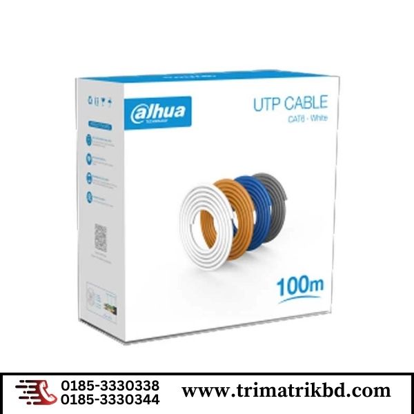 Dahua DH-PFM922I-6UN-C-100 Cat6 100 Meter Orange Network Cable