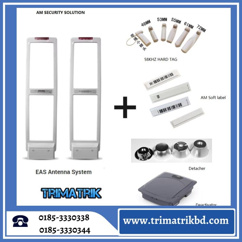 EC-A1809SJ Retail supermarket EAS 58khz am antenna anti-theft alarming gate TX+RX