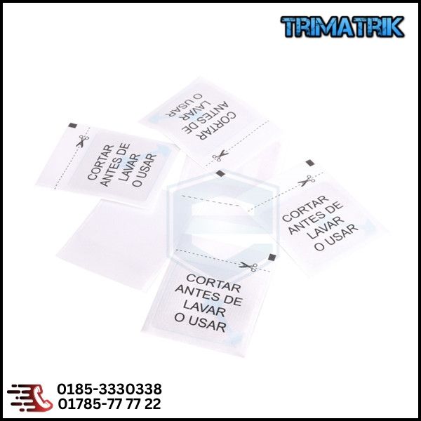 Secure Your Store: Anti-Theft Sewing RF Woven Clothing Custom Labels for Garment Store