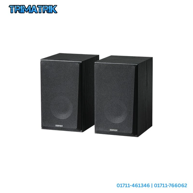 Edifier R990BT Active Bookshelf Bluetooth Speaker – Black (2.0)