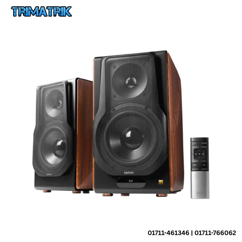 Edifier S3000MKII Premium 2.0 Bookshelf Bluetooth  Speaker Brown
