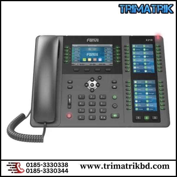Fanvil X210i Paging Console IP Phone with Gooseneck Microphone