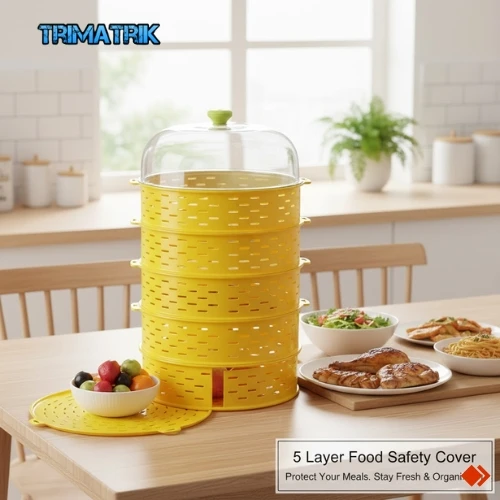 5 Layer Food Safety Cover – Keep Your Food Fresh, Clean & Protected