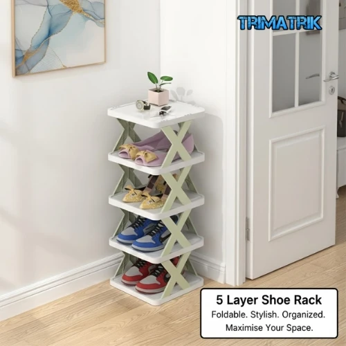5 Layer shoe rack premium