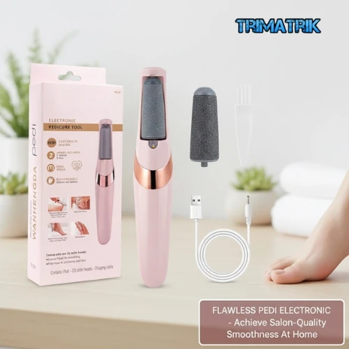 Flawless Pedi Electronic Pedicure Tool – Smooth, Soft & Beautiful Feet at Home