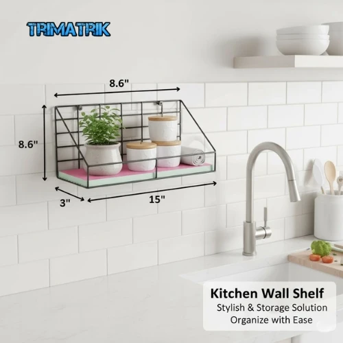 Kitchen Wall Shelf – Stylish & Storage Solution