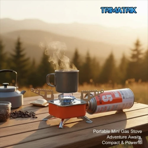 Portable Mini Gas Stove – Compact, Durable & Perfect for Outdoor Cooking