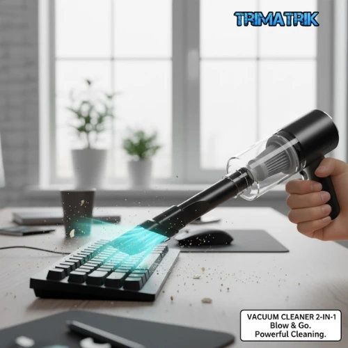 Vacuum Cleaner 2 in 1 Powerful, Portable & Easy to Use Cleaning Solution