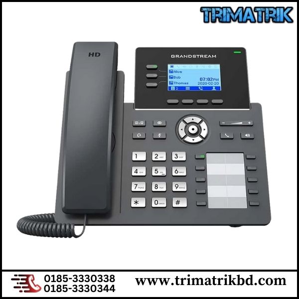 Grandstream GRP2602 2-Line 4-SIP Carrier Grade IP Phone with Adapter