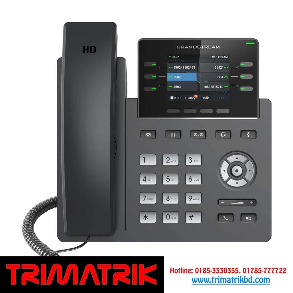 Grandstream GRP2612 (P/W) 2-line Carrier-Grade IP Phone