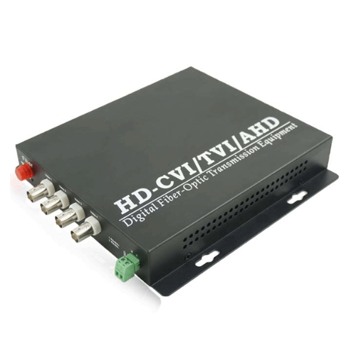 4CH HD VIDEO OPTIC TRANSCEIVER(720P) WITH DATA