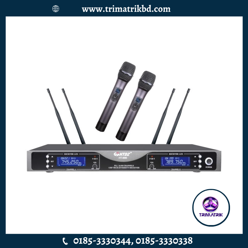 HTDZ HT-88B UHF Wireless System Microphone