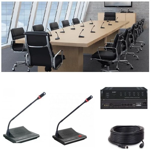 HTDZ 16-Person Conference System Package