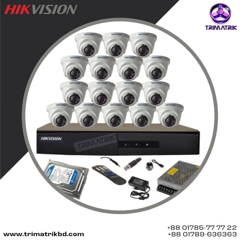 Hikvision 16 CCTV Camera Package