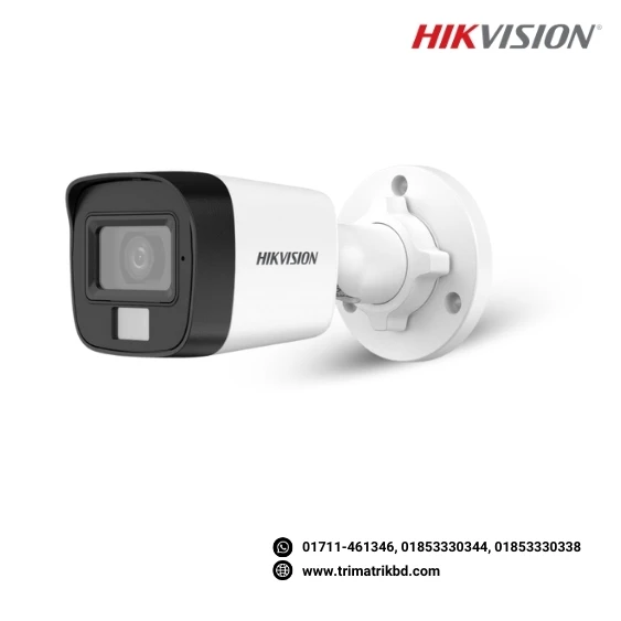 Hikvision DS-2CE16G0T-LPFS  2K Smart Hybrid Light Audio Fixed Mini Bullet Camera