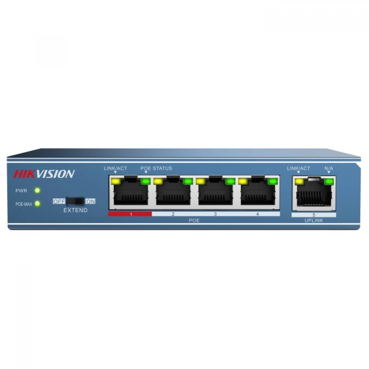 Hikvision DS-3E0105P-E 4 Port Unmanaged PoE Switch