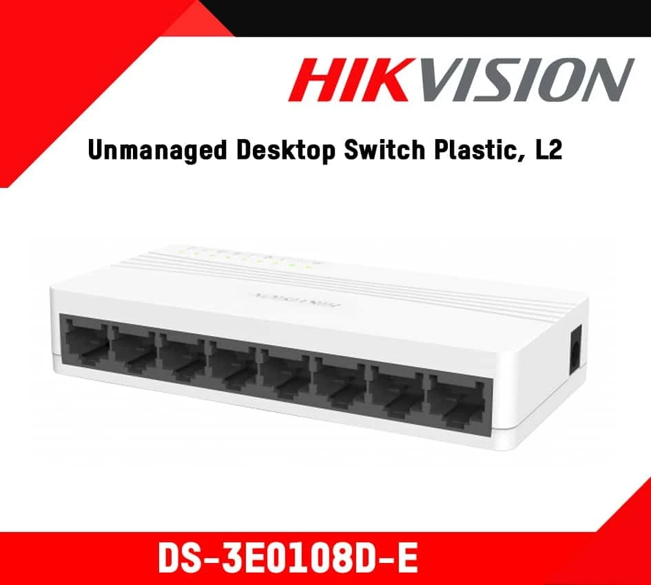 HikVision DS-3E0108D-E 10/100 Mbps Ethernet Switch