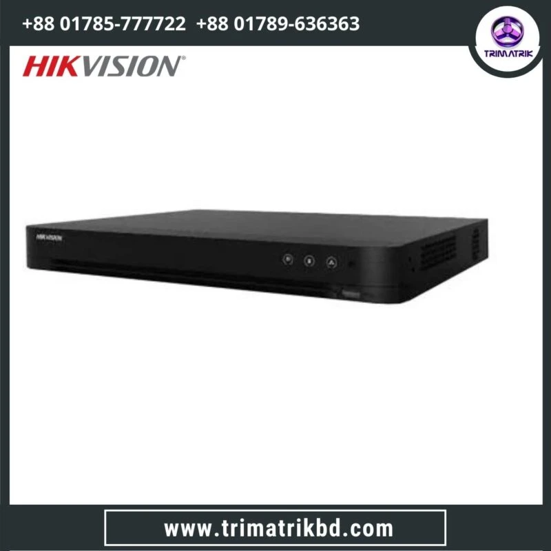 Hikvision iDS-7208HQHI-M2-S 08 Channel 2-HDDs H.265 Pro+ Turbo HD 5M/1080p AcuSense DVR/XVR