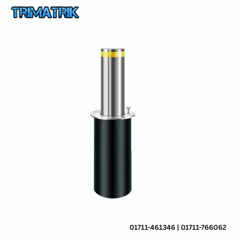 Verbex VT-HZ-SS168 Fixed Bollard with Internal Lock for Vehicle Access Security