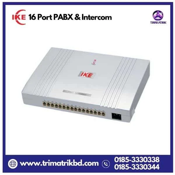 IKE 16 Port PABX & Intercom System