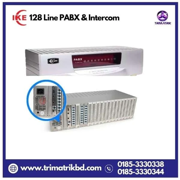 IKE 128 Line Apartment PBX Intercom System