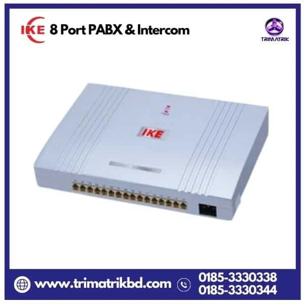 IKE 8 Port PABX & Intercom System