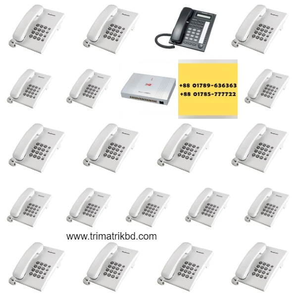 IKE 24-Line Intercom Package with Hellotel 19 Display Telephone Set