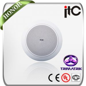 ITC T-106W Elegant 70V 3 Watt ABS Water Resistant Ceiling Speaker