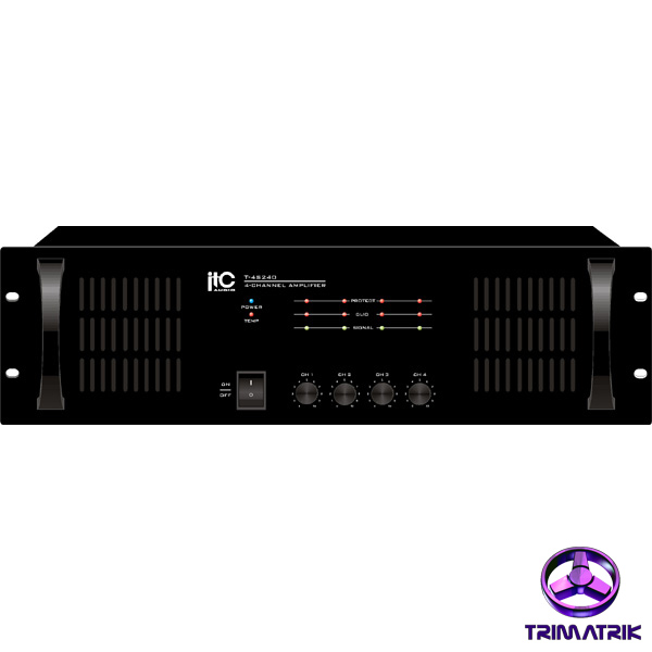 ITC T-4S240 240W 4-channel Power Amplifier
