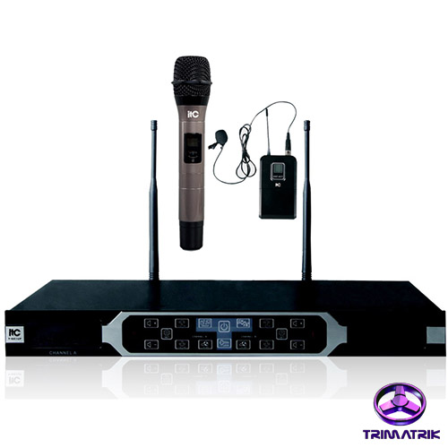 ITC T-521UT PA System LCD Wireless UHF Microphone