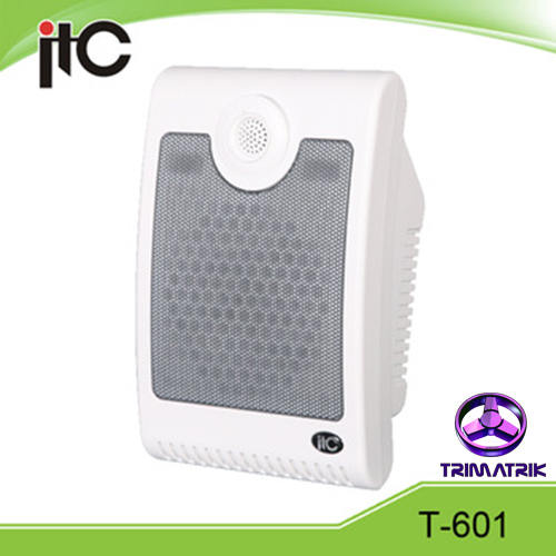 ITC T-601 Hot Sale ABS Fast Installation Indoor 10 Watt 6.5″ Speaker Wall Mount