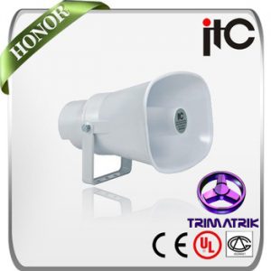 ITC T-720B Weatherproof Outdoor Horn Speaker