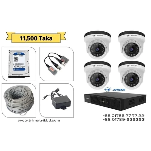 Jovision 04 CCTV Camera Package