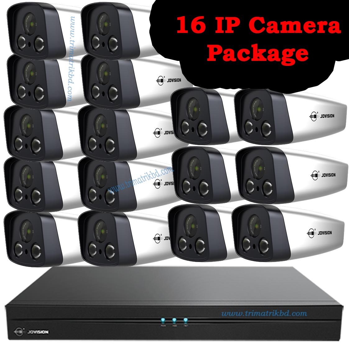 Jovision 16 IP Camera Package (4 Megapixel)