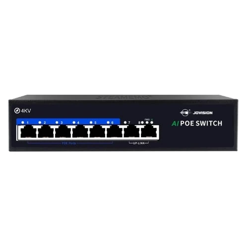 Jovision JVS-S08-6P-65W 6Port AI PoE Switch