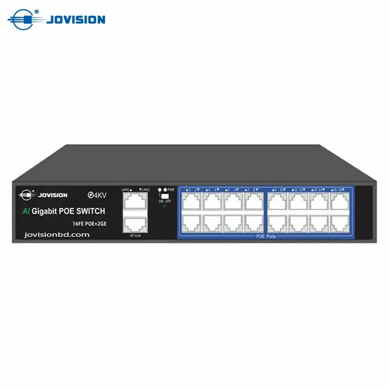 Jovision JVS-S18-16P-240W 16CH AI PoE Switch
