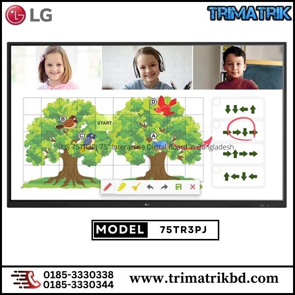 LG 75TR3PJ 75″ Interactive Digital Board