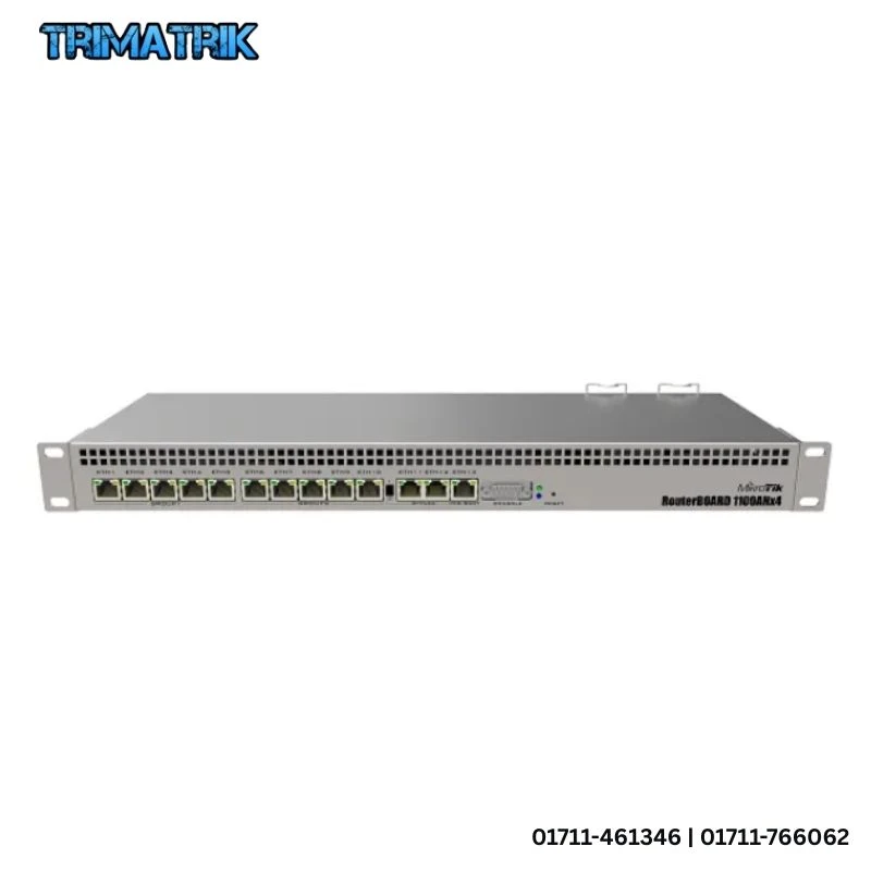 MIKROTIK RB1100x4 1U RACKMOUNT ROUTER with 13x GIGABIT ETHERNET PORTS BEST PRICE