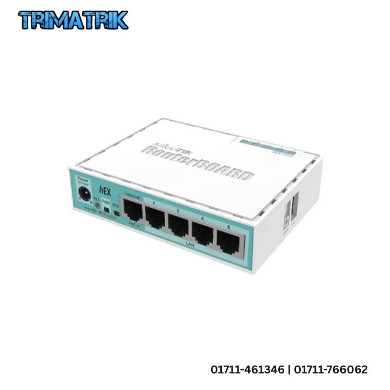 Mikrotik RB750Gr3 hEX (RouterOS L4) with case (UK) 5 Ports Gigabit Copper Best Price