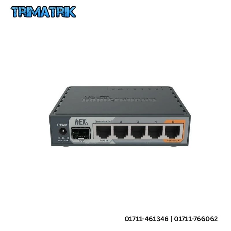 Mikrotik RB760iGS RouterBOARD hEX-S 5xGigabit Ethernet Best Price