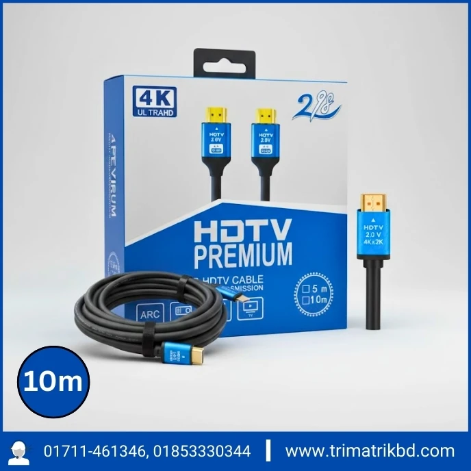 HDMI 4K High Speed HDTV 10-Meters Premium Cable