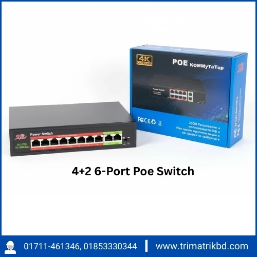 298 6-Port Poe Switch - (4+2) price in bd