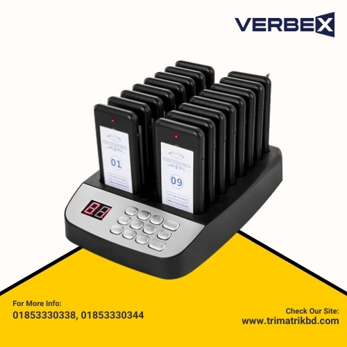 Verbex VT-6810 Touch Keypad Restaurant Service Call Bell System