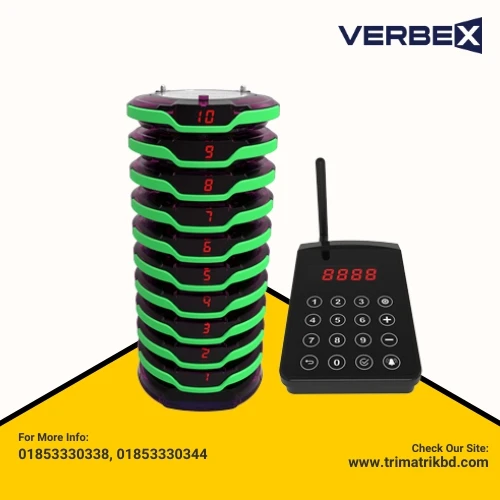 Verbex VT-6840C  Touch Keypad  Green